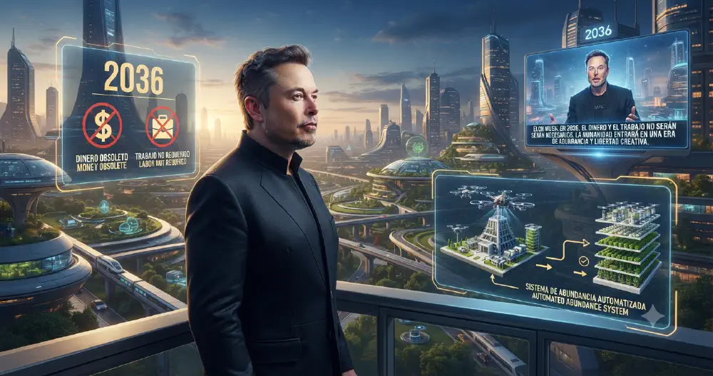 El dinero no importará en 2036, según Elon Musk: así explica por qué la IA cambiará todo