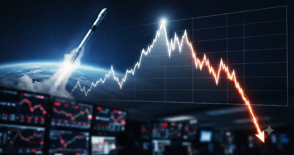 Elon Musk deja de ser billonario: la caída de SpaceX que borró en semanas todo lo que había ganado